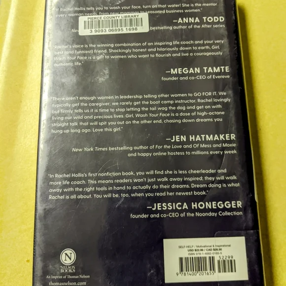 😎 SALE 😎 GIRL WASH YOUR FACE Book by Rachel Hollis - Picture 3 of 3